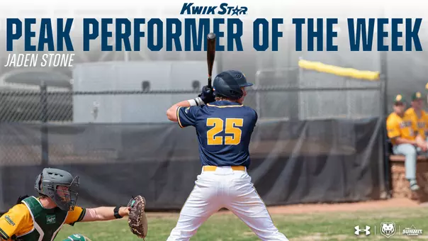 Jaden Stone Kwik Star Peak Performer of the Week