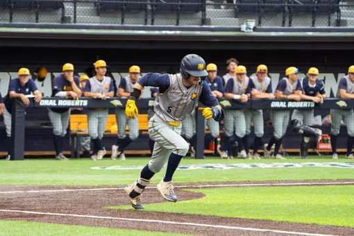 Brett Barber Running to First