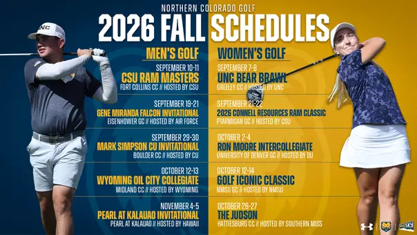 Golf Schedules 2627