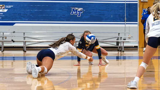 Leila Ballard with the dig