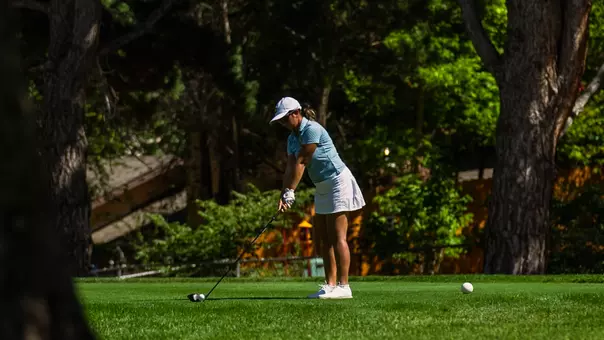 Samantha Colombine Teeing Off