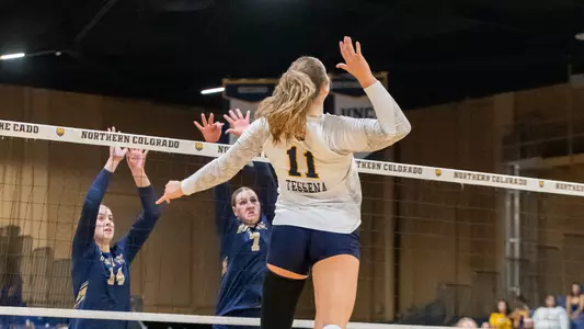 Alayna Tessena with the attack