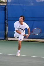 Rain hampers tennis Image