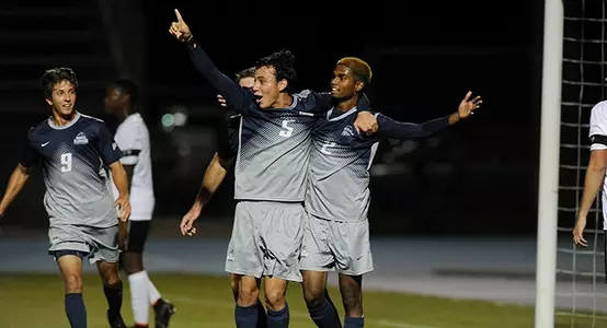 Picture of Aidan D'Mello and Josh Castellanos Embracing