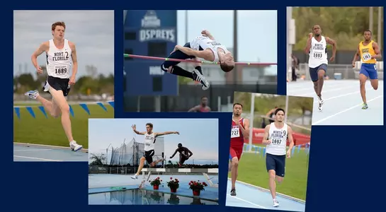 men's track collage