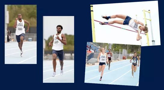 track and field collage
