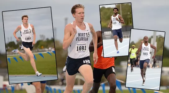 men's track collage