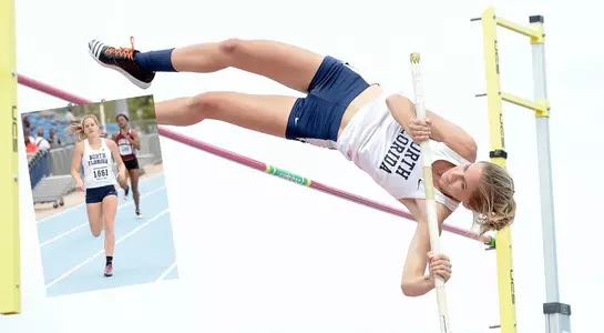 women's track collage
