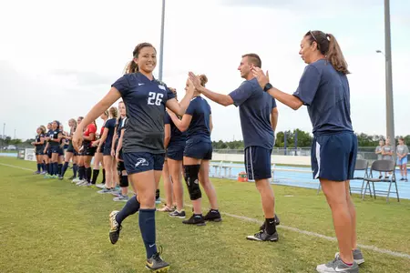 UNF women's soccer team wish good luck to teammate