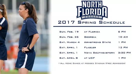 WSOC Spring Schedule