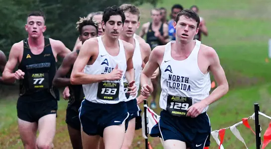 Nick Morken, Tyler Stahl and Noah Perkins run at head of pack in ASUN Men's Cross Country championship