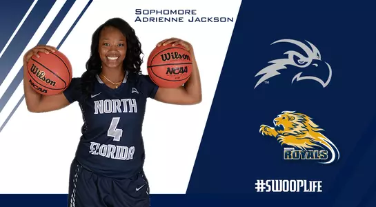 Adrienne Jackson highlights the preview picture for UNF vs. Warner.