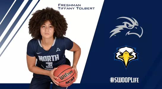 Tiffany Tolbert stands aggressive with the ball on the preview graphic against Morehead State