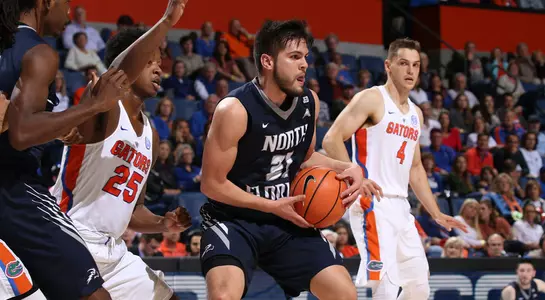 Ivan Gandia-Rosa dribbles the ball against the Florida Gators