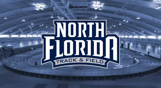 Indiana's Gladstein Fieldhouse is background of Track & Field graphic