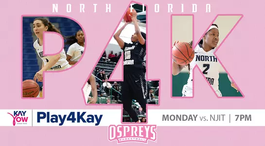 Ospreys host NJIT in the annual Play for Kay game on Monday
