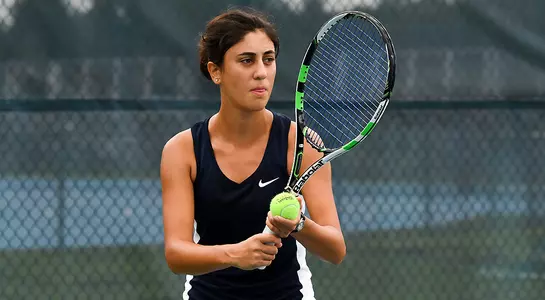 Karagozishvili getting ready to serve