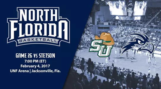 UNF Arena will host basketball game on Feb. 4 between UNF and Stetson