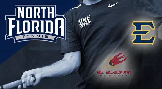 Men's tennis plays at ETSU and Elon this weekend.