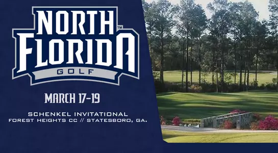The North Florida men's golf team will play in the 2017 Schenkel Invitational hosted at Forest Height Country Club