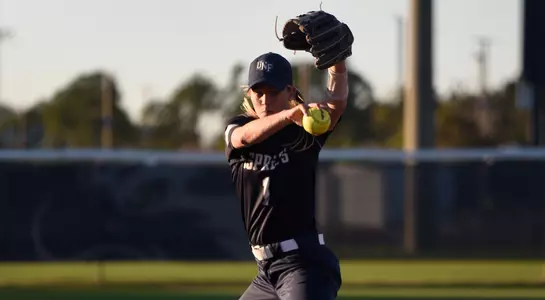 Softball pitcher Morgan Blourne