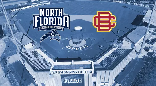 Baseball will play a pair of midweek games against Bethune-Cookman including a home game at Harmon Stadium on Mar. 28