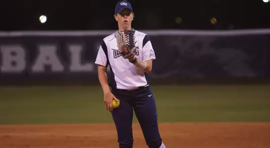 Amanda Blanchard on the mound