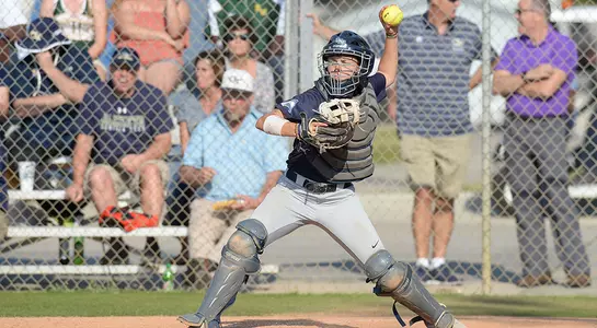Alex Arciola behind the plate