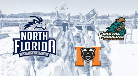 Beach volleyball takes on Mercer and Coastal Carolina this weekend.