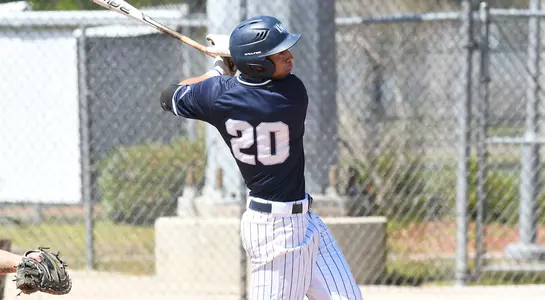 Yahir Gurrola smashes a pitch for a homerun for the Ospreys