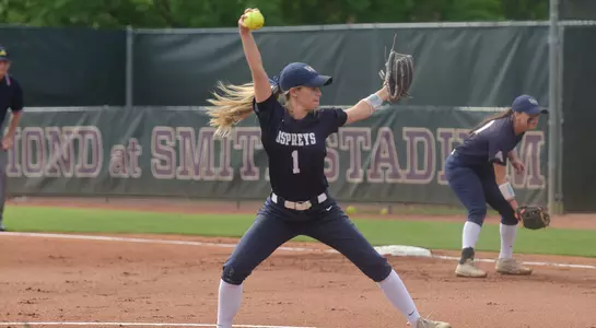 Morgan Blourne tosses a four-hit game against Kennesaw State.