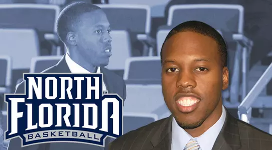 Head shot and action shot of basketball assistant Ian Gibson