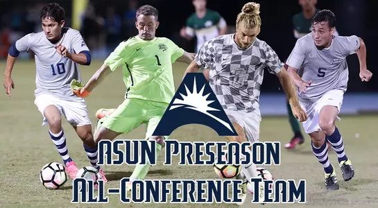 Joshua Castellanos, Juanes Fajardo, Adrian Nunez and Micah Smoak were named to the ASUN preseason all-conference team.