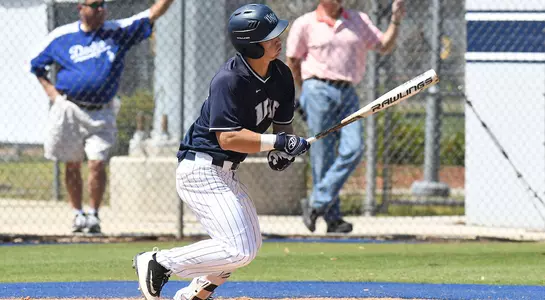 Joe Boyle runs towards first base
