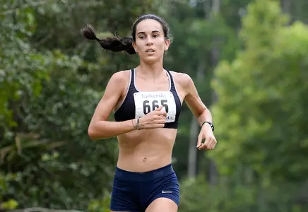 Claudia Jalon competes at UNF XC Invitational
