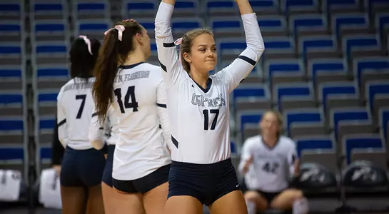 Madilyn McCarty gets excited during pregame introductions.
