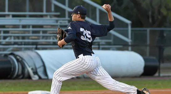 Nick Marchese winds up to throw a pitch