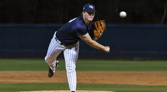 Trace Norkus shortly after releasing a pitch