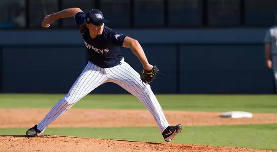 Justin Tworek winds up to pitch