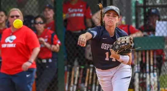 Mackenzie Griffin pitches the ball.