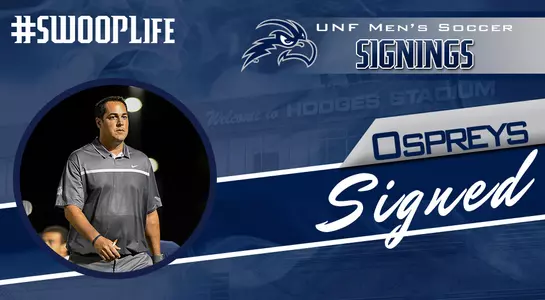 Men's soccer signing day graphic