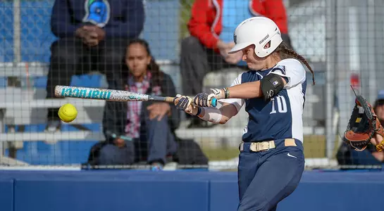 Alex Arciola swings through against Notre Dame.