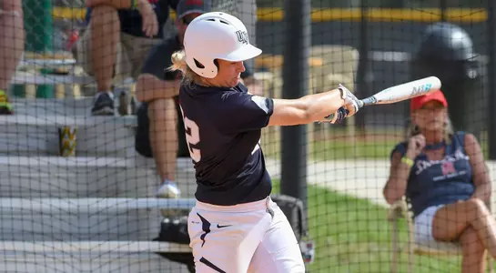 Tiffany Lower at bat against South Alabama