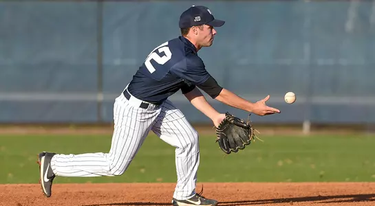 Jay Prather tossing a baseball