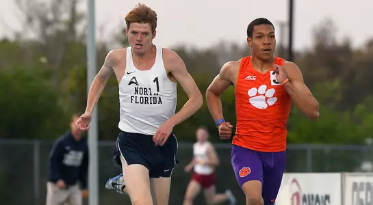 Nick Morken races to the finish line