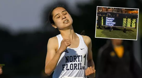 Eden Meyer sets UNF record in Outdoor 5000-meter race