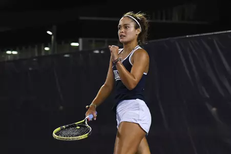 Lucia Montano clinched the match against Lipscomb.