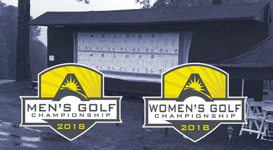 Scoreboard at the ASUN Golf Championship