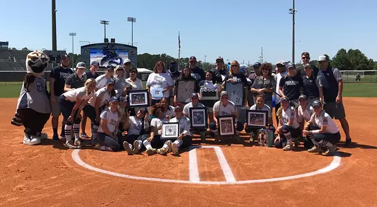 North Florida celebrates senior day.