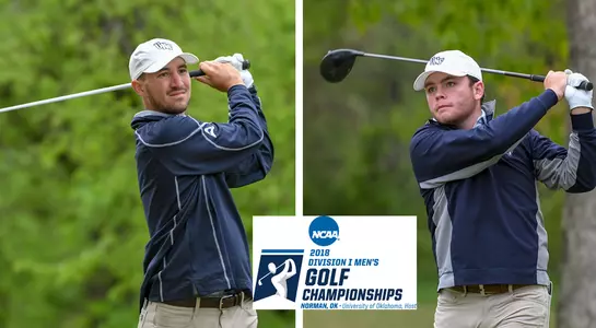 Travis Trace and Andrew Alligood led the Osprey golf team on the first day of the NCAA Norman Regional